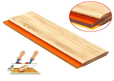 Tela 80A de borracha das lâminas de madeira do rodo de borracha que imprime o material