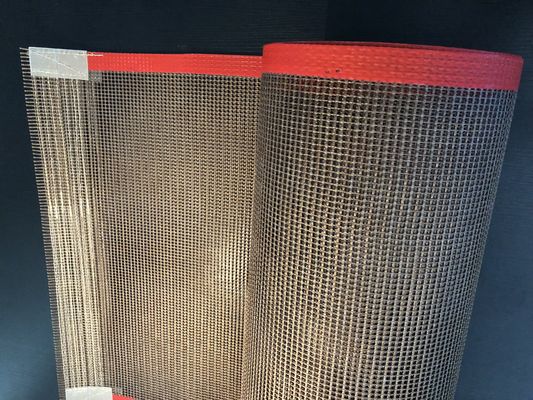 Cercar material de FDA Ptfe da malha da fibra de vidro preta